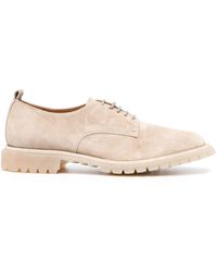 Officine Creative - Suede derby shoes - Lyst