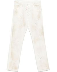 DSquared² - Paint-Splatter Jeans - Lyst