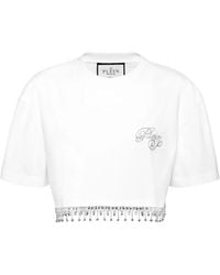 Philipp Plein - Signature Cropped T-Shirt - Lyst