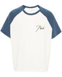 Rhude - Logo-embroidered Raglan T-shirt - Lyst
