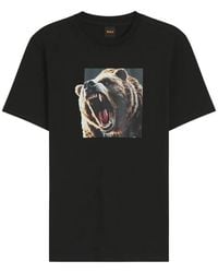 BOSS - Dobermann Bear-Print T-Shirt - Lyst