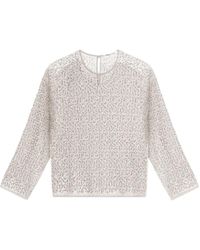 Samsøe & Samsøe - Samally Beaded-Detail Top - Lyst