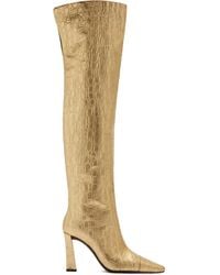 Giuseppe Zanotti - 90Mm Janiee Crocodile-Print Boots - Lyst