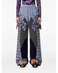 Chopova Lowena - Pantalones Palazzo Swoon Pajama Con Diseño Patchwork - Lyst