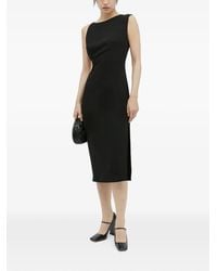 St. Agni - Cut-Out Midi Dress - Lyst