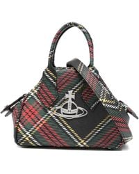 Vivienne Westwood - Mini Yasmin Umhängetasche Mit Schottenkaro - Lyst