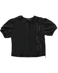 Simone Rocha - Hemd Mit Schleife - Lyst