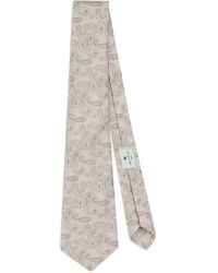 Etro - Jacquard Paisley Motif Tie - Lyst