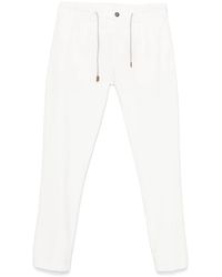 Eleventy - Cotton Tapered Trousers - Lyst