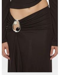 Christopher Esber - Orica Crystal Ruched Maxi Skirt - Lyst