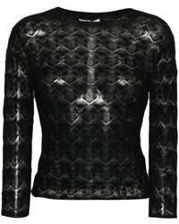Vince - Lace-pattern Cotton Top - Lyst