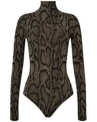 Wolford - Romper Met Hoge Hals En Lange Mouwen - Lyst