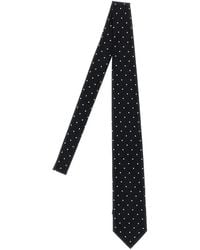 Brioni - Polka Dot-Pattern Jacquard Tie - Lyst