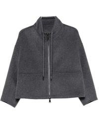 Giorgio Brato - Drawstring High-Neck Jacket - Lyst