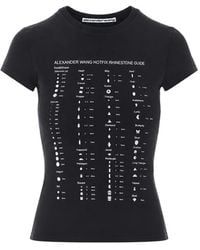 Alexander Wang - T-Shirt Ajusté À Imprimé Graphique - Lyst