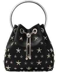 Jimmy Choo - Bon Bon Star-Studded Bucket Bag - Lyst