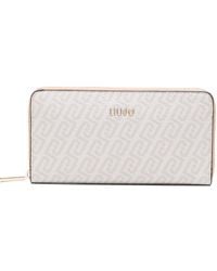 Liu Jo - Grote Portemonnee Met Monogram - Lyst
