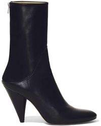 Proenza Schouler - Cone 85mm Leather Ankle Boots - Lyst