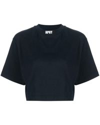 Heron Preston - Embroidered-logo Cropped T-shirt - Lyst