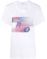 IRO - Graphic Logo-print T-shirt - Lyst