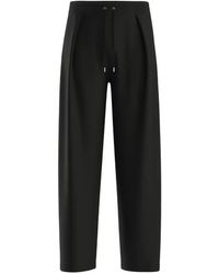 HUGO - Logo-Plaque Drawstring Track Pants - Lyst