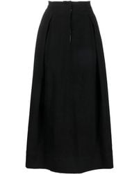 Uma Wang - Naxi-Rok Met Gerafelde Afwerking - Lyst