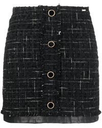 Liu Jo - High-waisted Layered-design Skirt - Lyst