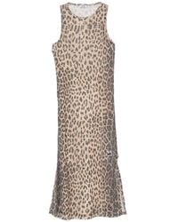 Moschino - Leopard-Print Midi Dress - Lyst