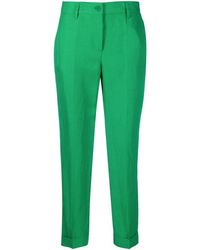P.A.R.O.S.H. - Pressed-crease Cropped Trousers - Lyst
