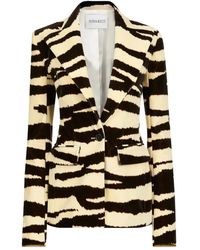 Nina Ricci - Blazer Mit Zebra-Print - Lyst