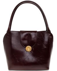 Versace - Vivian Leather Shoulder Bag - Lyst