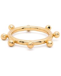 Patou - Sphere-charm Hammered Bangle - Lyst
