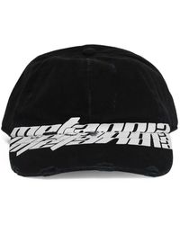 RRR123 - Text-Print Baseball Cap - Lyst