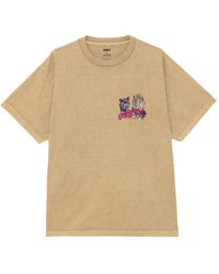 Obey - Logo-Print T-Shirt - Lyst