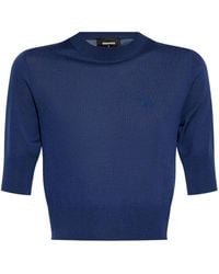DSquared² - Top Con Logo Bordado - Lyst