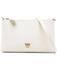 Pinko - Mini Love Birds-Logo Clutch Bag - Lyst