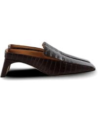 Calvin Klein - Tilda Mules Mit Kroko-Optik - Lyst