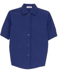Jil Sander - Technical Faille Shirt - Lyst