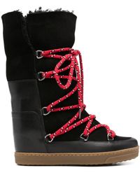 Isabel Marant - Nowles Lace-up Snow Boots - Lyst