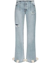 The Mannei - Nula Flowers Low-rise Straight-leg Jeans - Lyst