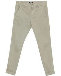 Dondup - Cotton Trousers - Lyst