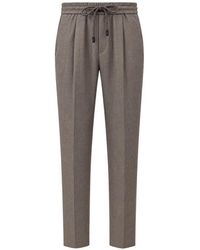Jacob Cohen - Drawstring Tapered Trousers - Lyst