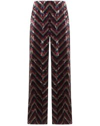 Pierre Louis Mascia - Chevron-Pattern Trousers - Lyst