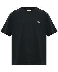 Lacoste - T-Shirt Met Logopatch - Lyst