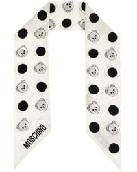 Moschino - Bear-Print Scarf - Lyst
