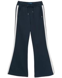 SPORT b. by agnès b. - Drawstring Flare- Leg Track Pants - Lyst