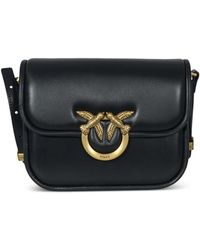 Pinko - Love Birds Plaque Shoulder Bag - Lyst