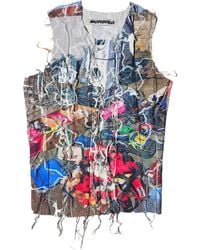 Borbala - Textured Crew Neck Tank Top - Lyst