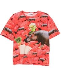 The Artistylist - Graphic-Print Cotton T-Shirt - Lyst