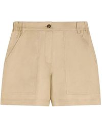 Weekend by Maxmara - Button Pocket Shorts - Lyst